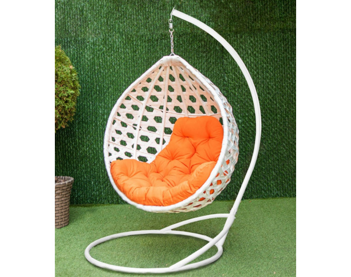 Подвесное кресло кокон Жемчуг Промо (Белый)