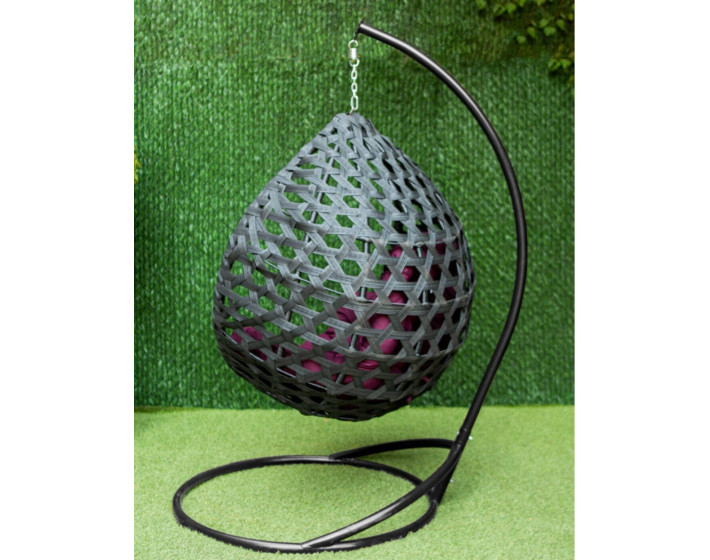 Подвесное кресло кокон Жемчуг Промо (Черный)