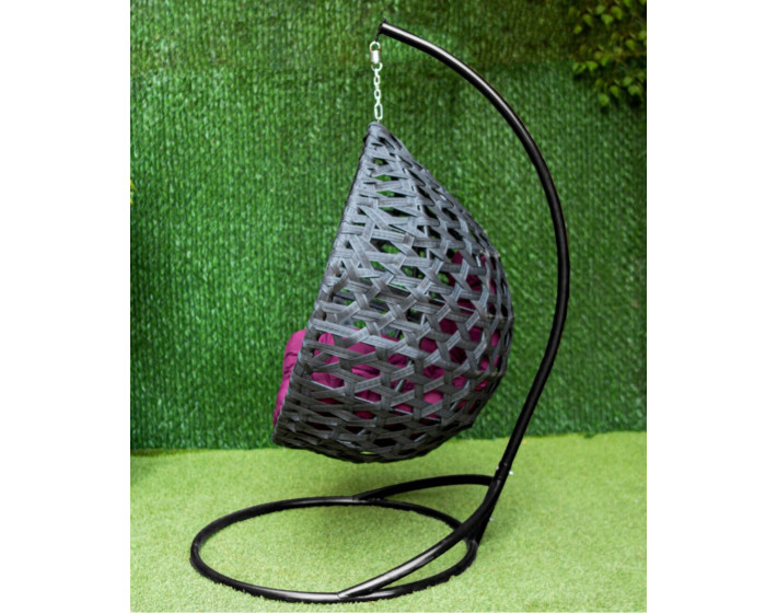 Подвесное кресло кокон Жемчуг Промо (Черный)