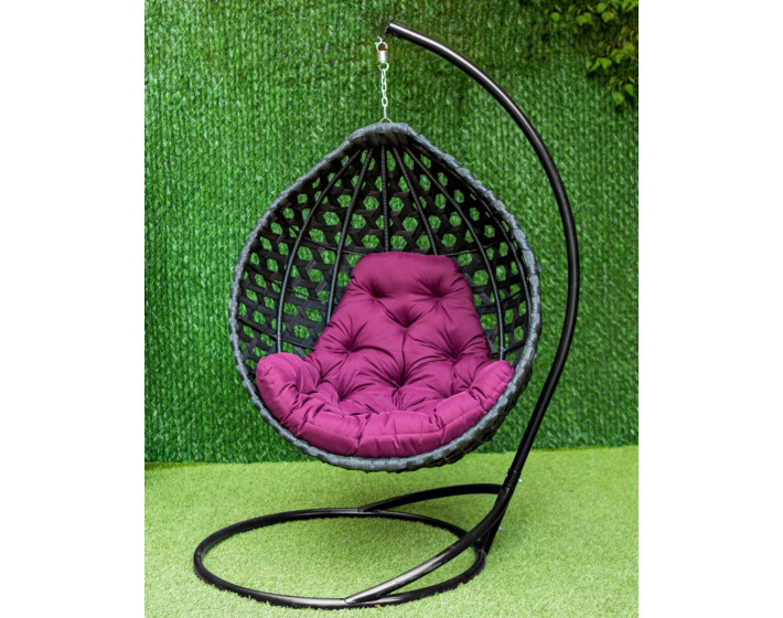 Подвесное кресло кокон Жемчуг Промо (Черный)