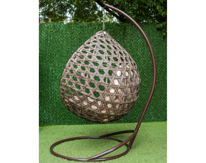 Подвесное кресло кокон Жемчуг Промо (Шоколад)