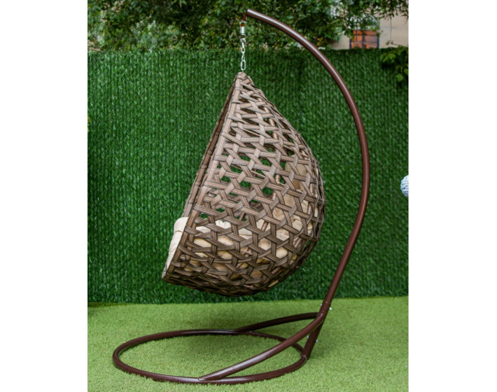 Подвесное кресло кокон Жемчуг Промо (Шоколад)