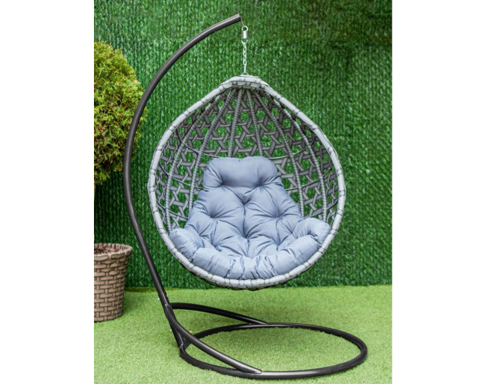 Подвесное кресло кокон Жемчуг Промо (Серый)