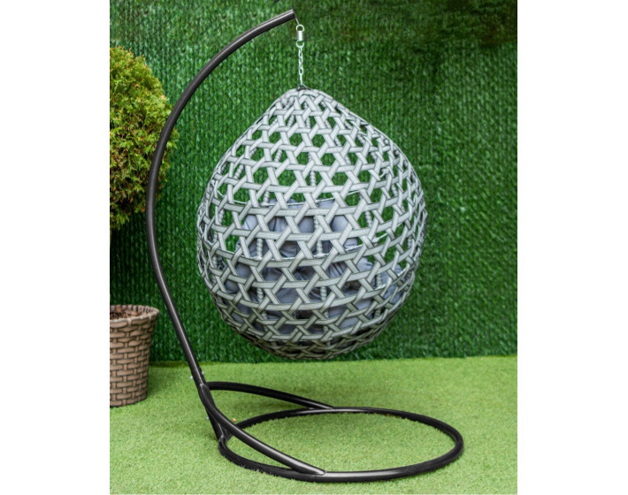 Подвесное кресло кокон Жемчуг Промо (Серый)