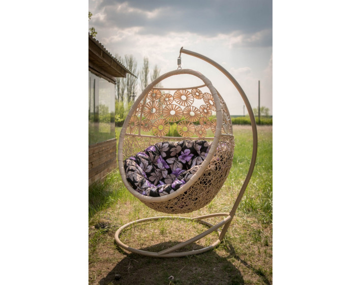 Подвесное кресло кокон Сирень