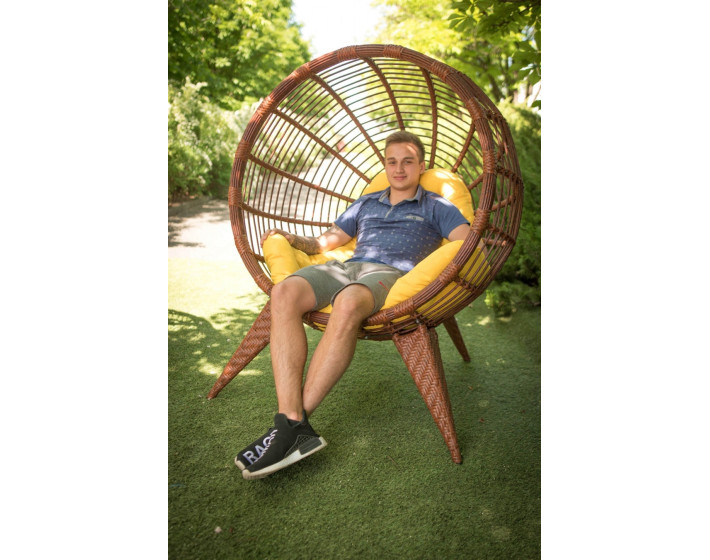 Кресло напольное "Малина"