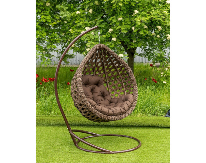 Подвесное кресло кокон Жемчуг Промо Премиум