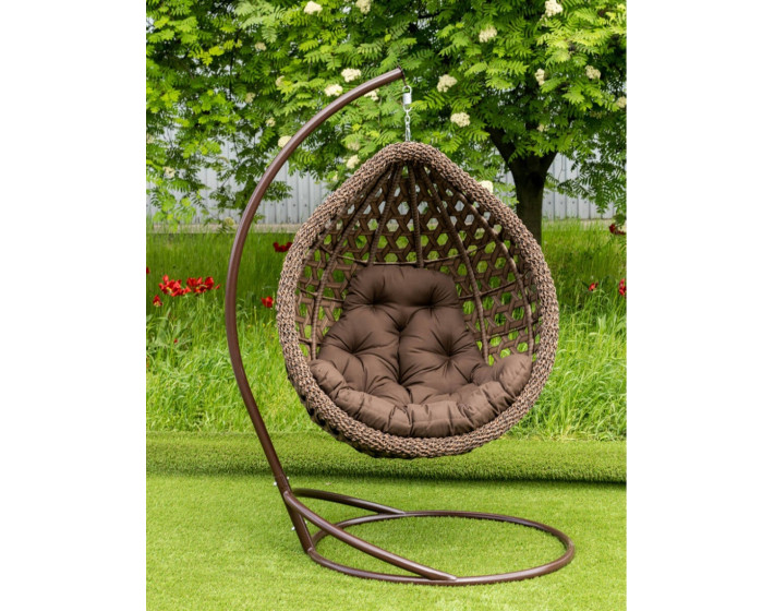 Подвесное кресло кокон Жемчуг Промо Премиум