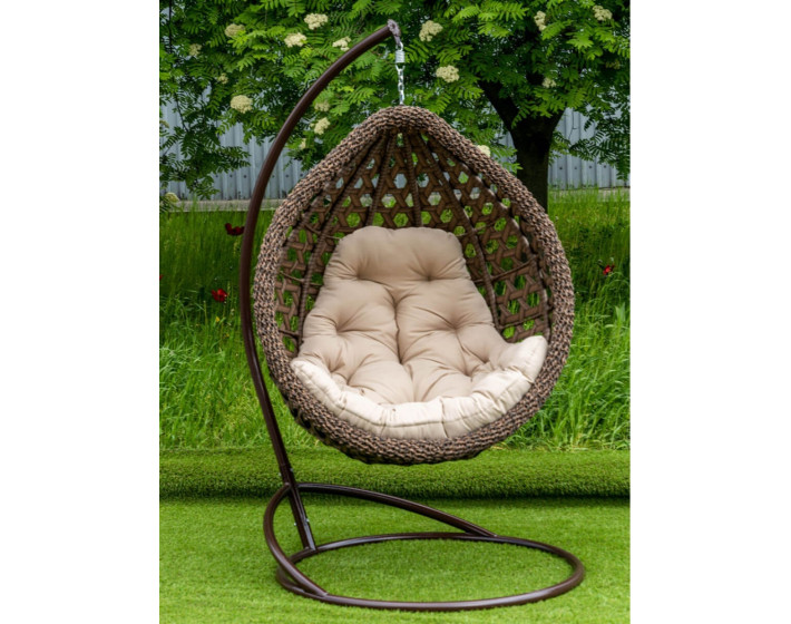 Подвесное кресло кокон Жемчуг Промо Премиум