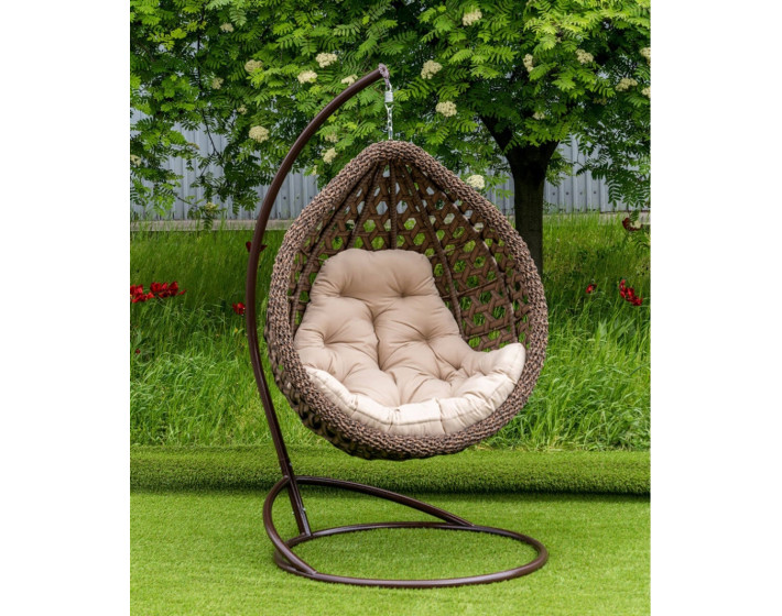 Подвесное кресло кокон Жемчуг Промо Премиум