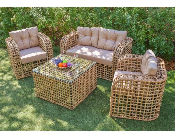 Комплект мебель из ротанга "Гарсен"
