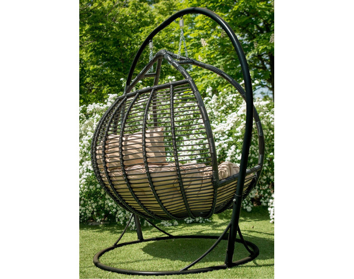 Подвесное кресло кокон "Галерия Полосатый"