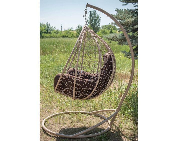 Подвесное кресло кокон Листок