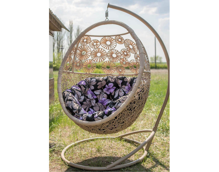 Подвесное кресло кокон Сирень
