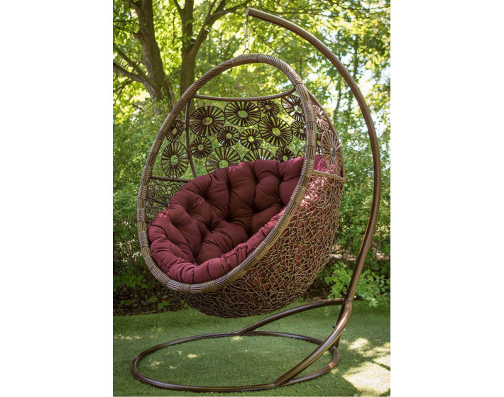 Подвесное кресло кокон Сирень