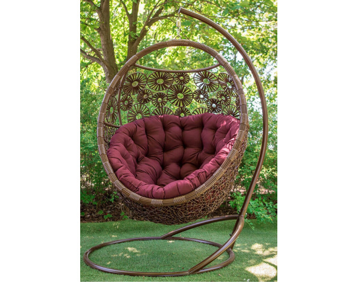 Подвесное кресло кокон Сирень