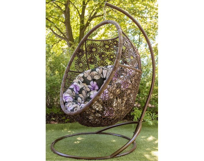 Подвесное кресло кокон Сирень
