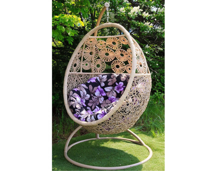 Подвесное кресло кокон Сирень
