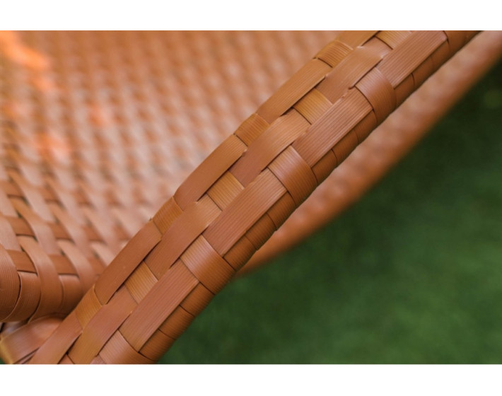 Шезлонг  из ротанга Эстет (Коньяк)