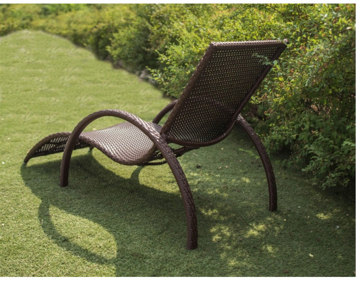 Шезлонг  из ротанга Эстет (Коричневый)