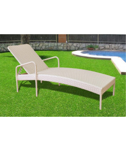 Шезлонг  из ротанга "Прайм"