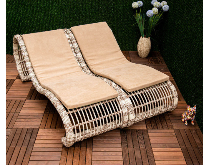 Шезлонг из ротанга «Аурелия Сан Лаунж»