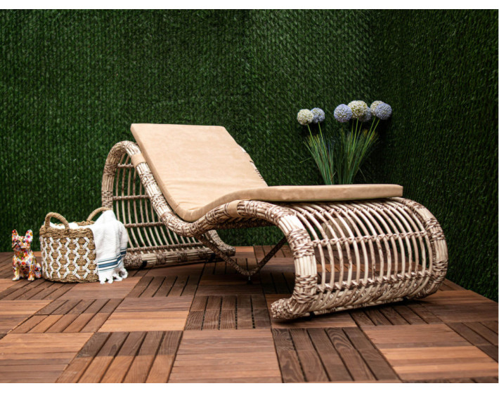 Шезлонг из ротанга «Аурелия Сан Лаунж»