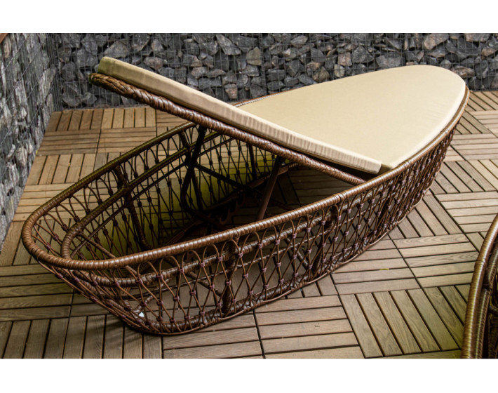 Шезлонг из ротанга «Валенсия Гранд Релакс»