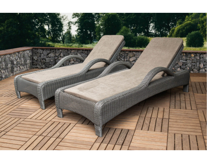 Шезлонг из ротанга «Лиора Релакс Плюс»