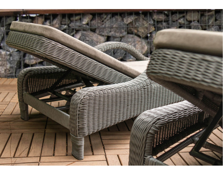 Шезлонг из ротанга «Лиора Релакс Плюс»