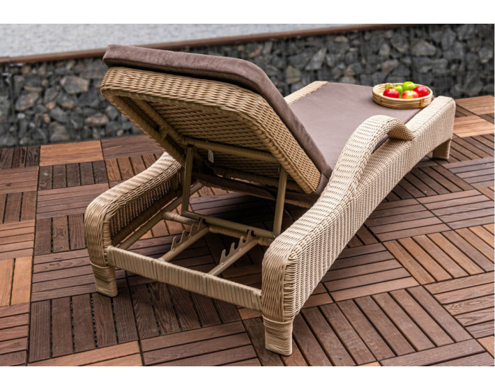 Шезлонг из ротанга «Лиора Релакс Плюс»