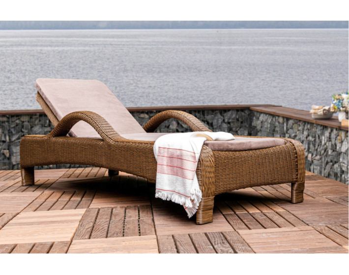 Шезлонг из ротанга «Лиора Релакс Плюс»