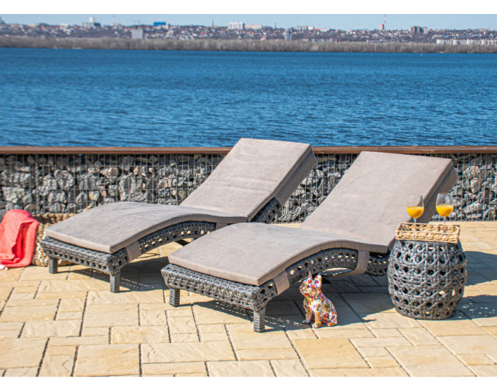 Шезлонг из ротанга «Савойя Лаунж»