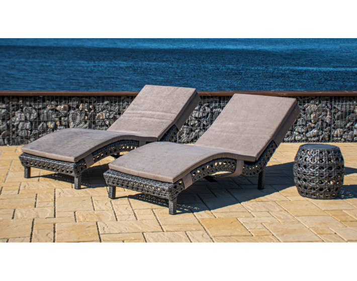 Шезлонг из ротанга «Савойя Лаунж»