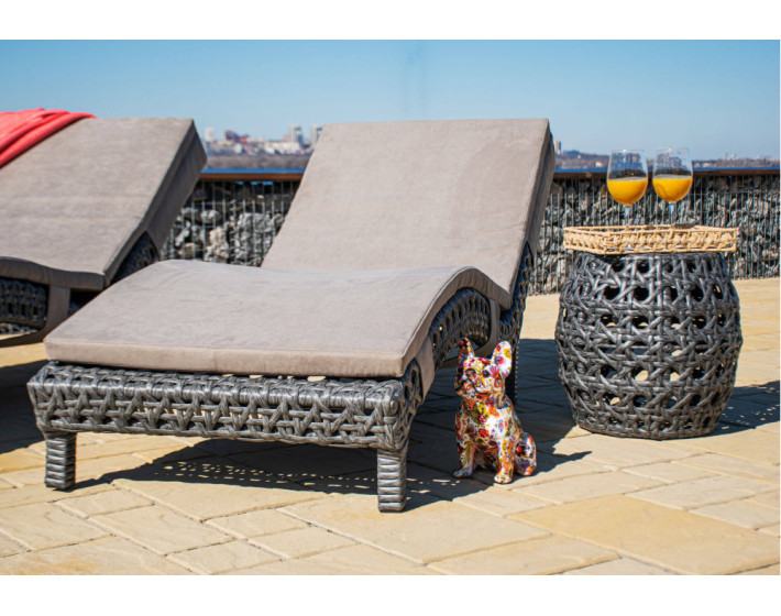 Шезлонг из ротанга «Савойя Лаунж»